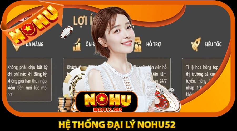 Hệ thống đại lý – kiếm tiền từ NOHU52 không cần chơi